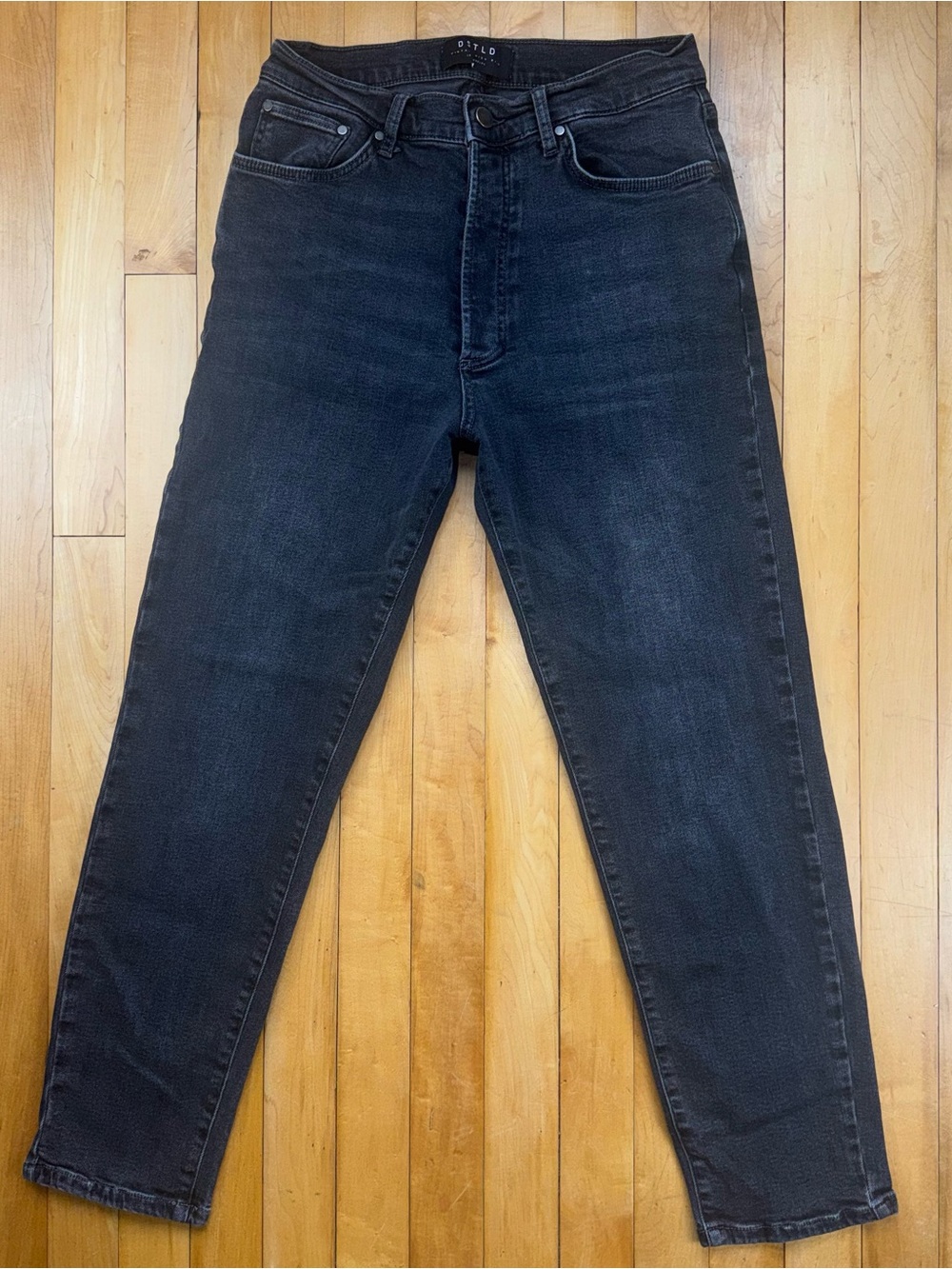 DSTLD Women’s Black High Rise Skinny Jeans Size 31x28 Washed Black